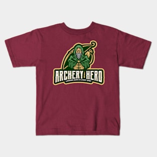 Archery Hero Legends Born in Every Shot Kids T-Shirt